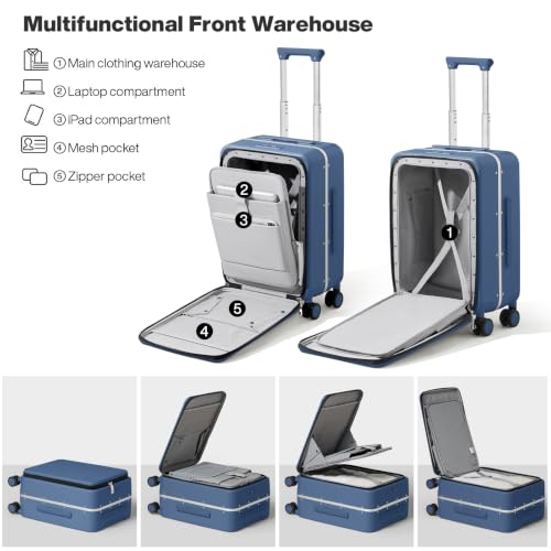 Carry On Luggage (Sapphire Blue / 20-inch)