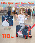 Ride on Luggage (18 Inches Single / Spaceman)