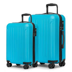 Luggage Sets 2 Piece Hardshell Suitcase (Ocean Blue / 2Pcs Set(20"/24"))