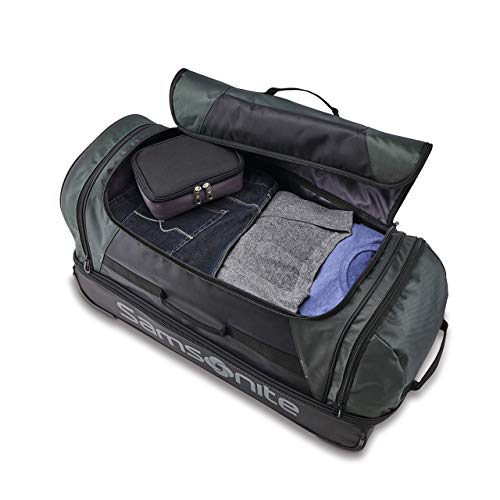 Andante 2 Wheeled Duffel Bag (28-Inch / Riverrock/Black)
