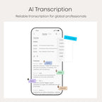 Note AI Voice Recorder Transcribe Summarize (Silver)