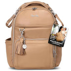 Boss Plus Large Diaper Bag Backpack with 19 Pockets (Chai)