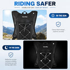 Lightweight Hydration Backpack with 2L Water Bladder Water Backpack Hydration Pack for Cycling Running Biking Hiking Backpack Black (Black)