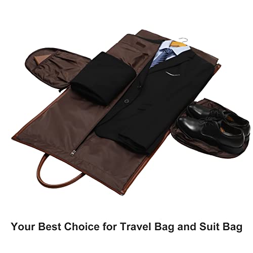 Garment Bags for Travel (C-Brown)