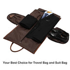Garment Bags for Travel (C-Brown)