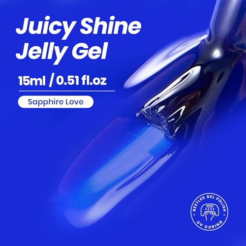 beetles Royal Blue Gel Nail Polish (Creme Blue | Sapphire Love)