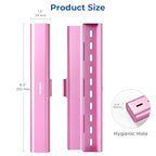 Aluminum Toothbrush Travel Case (Pink / 1 Pack (Standard))
