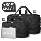 Travel Bag for Men Women (Black / X-Large)
