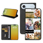 Custom Wallet Phone Case for iPhone Air (iPhone Air / Black-D)