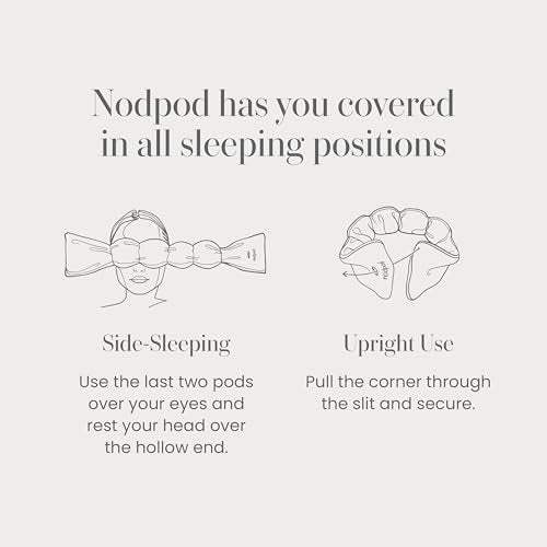 Mineralized Silk Gentle Pressure Sleep Mask (Pearl Silk / 1 Count (Pack of 1))