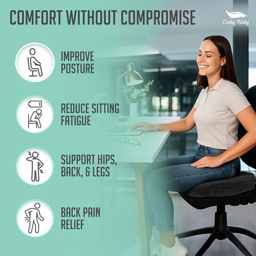 Premium Slim Foldable Travel Seat Cushion (Black / Slim)