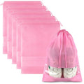Pink Travel Shoe Bags (Pink / 5 Pack)