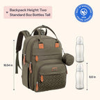 Diaper Bag Backpack (Large / Army Green)