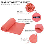 Microfiber Towel Quick Dry Camping & Travel & Gym Towel. Compact (Brick Red / 60.00" x 30.00")