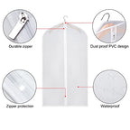Hanging Garment Bag Suit Bags for Closet Storage and Travel (43"/50"-6pcs)