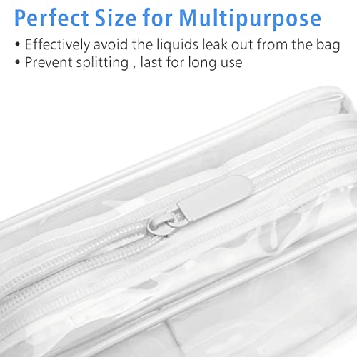 TSA Approved Toiletry Bag (4 Elegant White / Pure TSA Series (4 Medium))