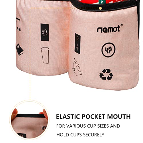 Luggage Travel Cup Tablet Holder (Tablet & Cup Holders: Pink)