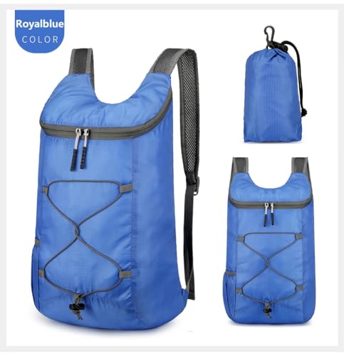 16L Foldable Hiking Backpack (Royal Blue)