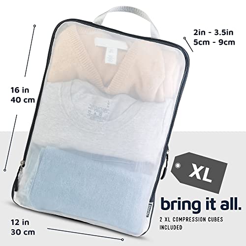 Large Compression Packing Cubes with Mesh 6 (White)