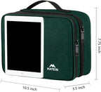 Electronics Travel Organizer (Dark Green / Medium)
