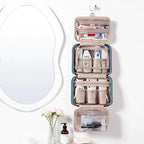 Travel Toiletry Bag for women (Large / Lake-Blue)