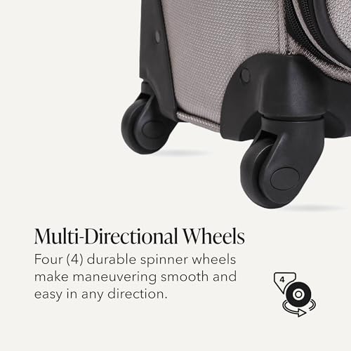 Sion Carry On Spinner Luggage (Carry-On / Pewter)