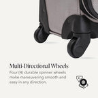 Sion Softside Expandable Luggage (Checked-Large 29-Inch / Pewter)