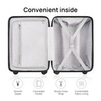 Carry On Luggage 22x14x9 Airline Approved (02-Lily White (Basic) / Carry-On 20-Inch)