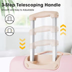 Luggage sets of 2 Piece (Luggage Set With Bags / Light Pink(20+24+bag))