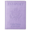 Passport Holder for Travel Women Men (A-Purple / Classic(slim))