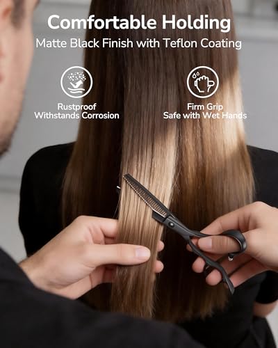 Texturizing Shears (Matte Black Texturizing Shears)