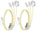 2Pack Travel Essentials for Apple Watch Charger (Yellow / 2Pack-4FT)