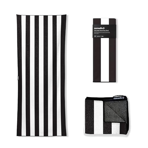 Original Towel (Cabana Stripe Black)