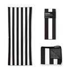 Original Towel (Cabana Stripe Black)