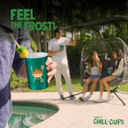 16 oz. Reusable Party Cups (BBQ Picnic Green / 12 Count)