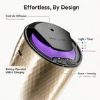 Waterless Essential Oil Diffuser (Gold)