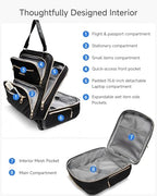 Underseat Carry On Bag (All Black / Underseat 16 inch)