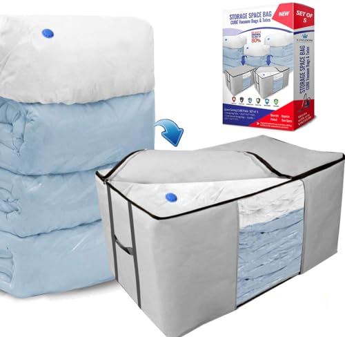 Vacuum Storage Bags (Gray - Set of 5)