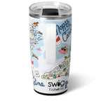 22oz Insulated Travel Mug with Handle & Lid (North Carolina / 22 Ounces)
