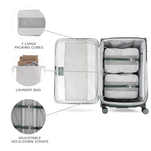 VersaPack+ Softside Checked Luggage Suitcase (Checked Large / Desert Sage Green)
