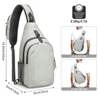 Sling Bag for Men Women (Gainsboro)