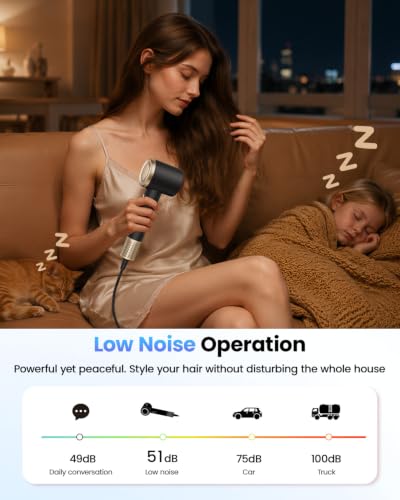 Hair Dryer with Diffuser (Black)