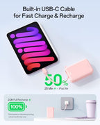 Portable Charger (Pink 45W)