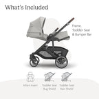 Cruz V3 Full Size (Cruz V3 Stroller / Savannah (Pearl Gray Jacquard))