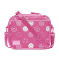 Insulated Lunch Box for Women (Polyester / Pattern: Pink Happy Faces)