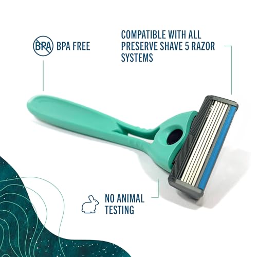 POPi Shave 5 Wave 5 Blade Razor Refills (Replacement Cartridges 8ct)