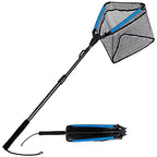Fishing Net Fish Floating Landing Net with Handle (19.7"/50cm Hoop Size 1.5M(Extendable) / 1.5m (Extendable))