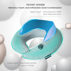 Inflatable Travel Neck Pillow Plane (Leisure Grey / Medium)