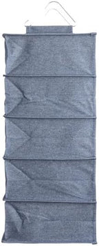 Household Essentials Hanging Cotton Blend and Plastic Closet Shoe Organizer - Image 11