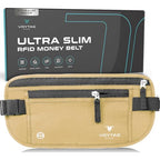 Travel Money Belt & Passport Holder (Beige)